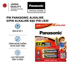 Thumbnail Pin Panasonic Alkaline AA LR6T/2B-V (Vỉ 2 viên) – Hàng Chính Hãng 2