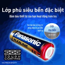 Thumbnail Pin Panasonic Alkaline AA LR6T/2B-V (Vỉ 2 viên) – Hàng Chính Hãng 4
