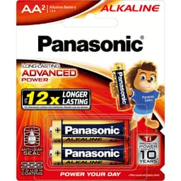 Thumbnail Pin Panasonic Alkaline AA LR6T/2B-V (Vỉ 2 viên) – Hàng Chính Hãng 3
