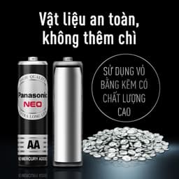 Thumbnail Hộp 40 viên Pin than Panasonic AA R6NT/4SB-V (Đen) – Hàng Chính Hãng 2