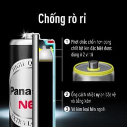 Thumbnail Hộp 60 viên Pin Than Panasonic AAA R03NT/2S-V (Đen) – Hàng Chính Hãng 2