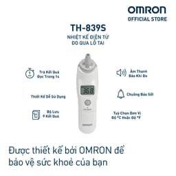Thumbnail Nhiệt Kế Điện Tử Đo Tai OMRON TH839S 2