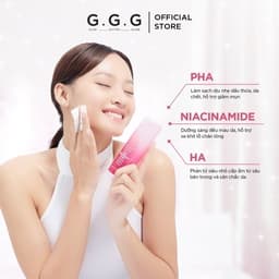 Thumbnail Toner Hồng PHA Peel Da Dịu Nhẹ Sáng Da G.G.G Wonder Glow PHA Brightening Toner 150ml 3