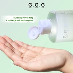 Thumbnail Nước Tẩy Trang Rau Má Làm Sạch Sâu Cấp Ẩm, Mát Dịu Da - G.G.G Cica Micellar Cleansing Water 400ml 3