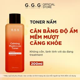 Thumbnail COMBO Dịu Da, Dưỡng Ẩm, Hỗ trợ Phục Hồi, Dưỡng  Da Khỏe - G.G.G Toner Nấm Dịu Da 200ml & Serum Booster Nấm Chaga 50ml 3