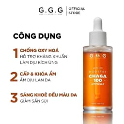 Thumbnail COMBO Dịu Da, Dưỡng Ẩm, Hỗ trợ Phục Hồi, Dưỡng  Da Khỏe - G.G.G Toner Nấm Dịu Da 200ml & Serum Booster Nấm Chaga 50ml 2