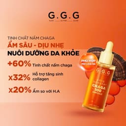 Thumbnail COMBO Cấp Ẩm Phục Hồi & Tái Sinh Làn Da - G.G.G Kem Dưỡng Nấm 50g & Booster Nấm Chaga 50ml 3