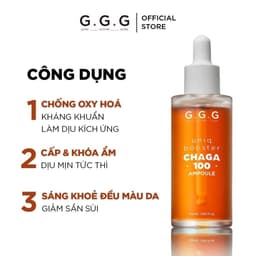 Thumbnail Bộ 2 Booster Nấm Chaga 50ml Cấp ẩm chuyên sâu & Phục hồi Dịu da Tức thì - G.G.G Uniq Booster Chagga 50ml 3