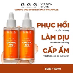 Thumbnail Bộ 2 Booster Nấm Chaga 50ml Cấp ẩm chuyên sâu & Phục hồi Dịu da Tức thì - G.G.G Uniq Booster Chagga 50ml 2