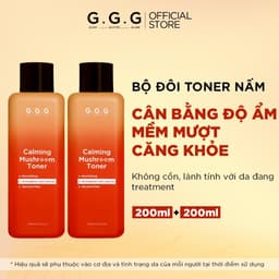 Thumbnail Bộ 2 Toner Nấm Không Cồn Cấp ẩm Dịu Da Tức Thì- G.G.G Calming Mushroom Toner 200ml 2