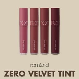 Thumbnail [Màu 18-21] Son kem lì, lên màu siêu chuẩn, mềm mại như nhung Hàn Quốc Romand Zero Velvet Tint 5.5g 2