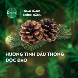 Thumbnail Combo 6 xà phòng Dettol kháng khuẩn hương tinh dầu thông 100G 4