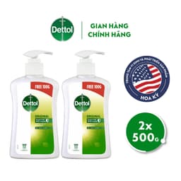 Thumbnail Combo 2 nước rửa tay Dettol kháng khuẩn hương tinh dầu thông - Chai 500g 2