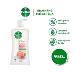 Thumbnail Sữa tắm Dettol onzen kháng khuẩn dưỡng ẩm đào & phúc bồn tử 950g 2