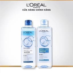 Thumbnail Bộ 2 nuớc tẩy trang đa năng 3in1 L'Oreal Paris Micellar Water 400ml x 2 1
