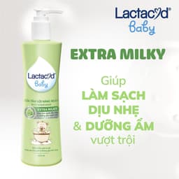 Thumbnail [KOL LIVESTREAM]Bộ 2 chai Sữa Tắm Gội Trẻ Em Lactacyd Baby Extra Milky Làm Sạch Dịu Nhẹ và Dưỡng Ẩm Vượt Trội 500ml/chai 3