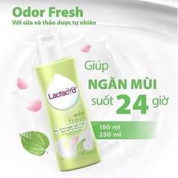 Thumbnail Bộ 2 chai Dung Dịch Vệ Sinh Phụ nữ Lactacyd Odor Fresh Ngăn Mùi 24H 250ml/chai 4
