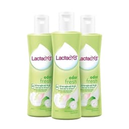 Thumbnail Bộ 3 chai Dung Dịch Vệ Sinh Phụ Nữ Lactacyd Odor Fresh Ngăn Mùi 24H 250ml/chai 3