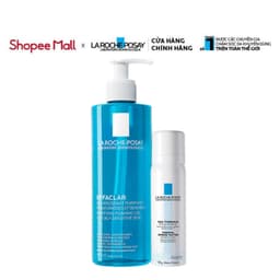 Thumbnail Bộ sản phẩm gel rửa mặt làm sạch cho da dầu nhạy cảm La Roche-Posay Effaclar 400ml 1