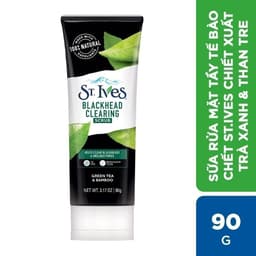 Thumbnail Sữa rửa mặt tẩy tế bào da chết St.Ives chiết xuất Trà xanh & Than Tre 90G 3