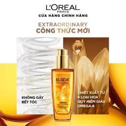 Thumbnail Bộ dầu dưỡng chiết xuất tinh dầu hoa tự nhiên L'Oreal Paris Elseve Extraordinary Oil Ultra Nourishing 130ml 4