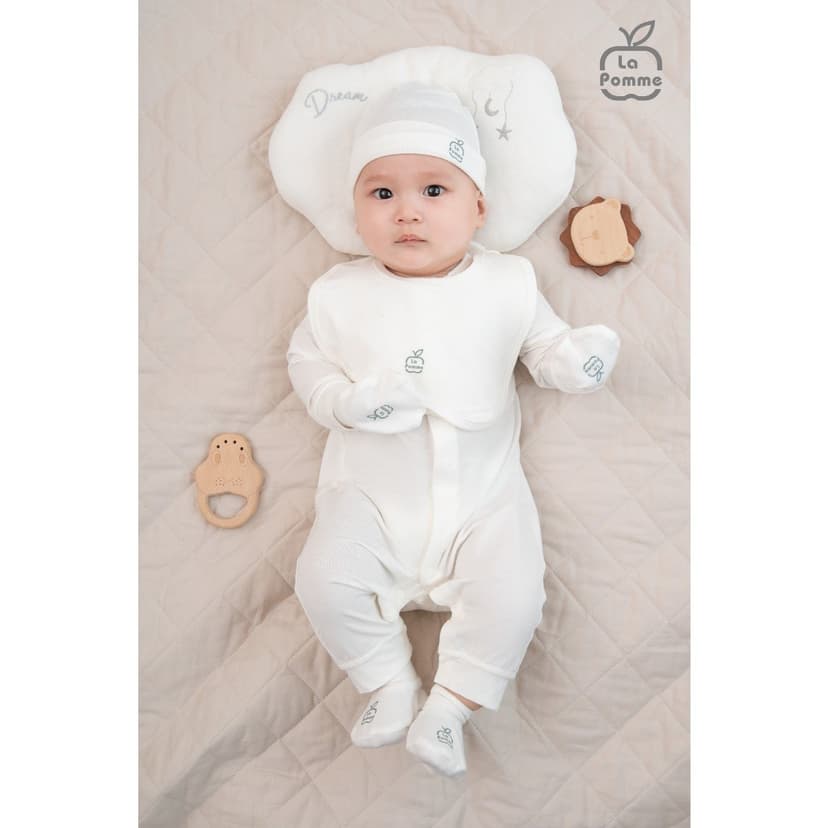 Ảnh Body dài tay La Pomme mềm mịn - Newborn 4