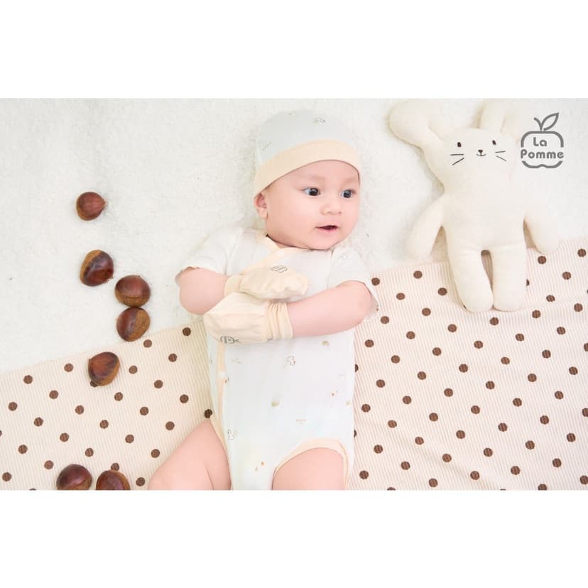 Ảnh Body chip cộc tay La Pomme Họa tiết bé xinh 2
