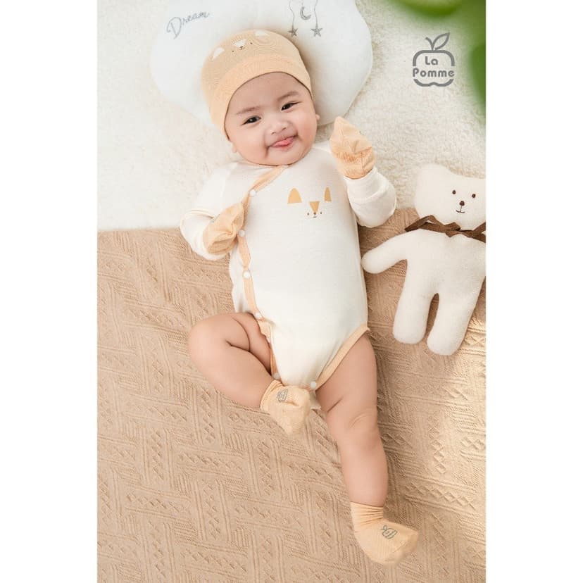 Ảnh Body chip dài tay La Pomme mềm mịn 2