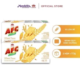 Thumbnail - Bánh Cracker Dinh Dưỡng AFC Vị Rau/Lúa Mì/Gà Sả Tắc, Combo 2 Hộp X 172G (Bao Bì Giao Ngẫu Nhiên) 4