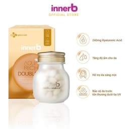 Thumbnail Combo giữ ẩm da sáng mịn InnerB Aqua Rich DoubleUp & 4 hộp Collagen InnerB Glowshot 4