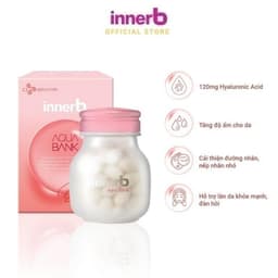 Thumbnail Bộ đôi thực phẩm bảo vệ sức khỏe giữ ẩm da sáng mịn InnerB Aqua Rich Doubleup và InnerB Aqua Bank 3