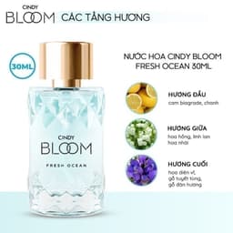 Thumbnail Combo 2 nước hoa Cindy Bloom 30ml/chai (Aroma Flower + Fresh Ocean) 4