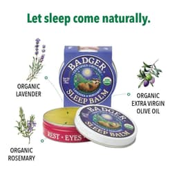 Thumbnail Sáp dầu hữu cơ BADGER giúp ấm ngực, ngủ ngon, dưỡng ẩm cho người lớn và trẻ em organic balm - 21g 56g 4