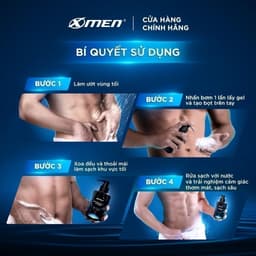 Thumbnail Gel vệ sinh nam giới Xmen 100ml - Intimate Wash for Men hương nước hoa Pháp sang trọng 2