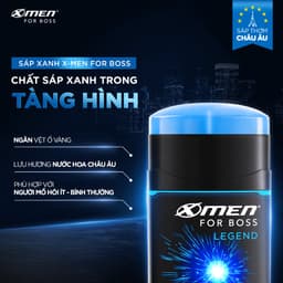 Thumbnail Sáp Khử Mùi Xmen For Boss 70g/80g + Tặng Tắm Gội 3in1 150gx1 Hoặc Lăn 40mlx1 Legend - Sáp Thơm Châu Âu 2