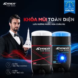 Thumbnail Sáp Khử Mùi Xmen For Boss 70g/80g + Tặng Tắm Gội 3in1 150gx1 Hoặc Lăn 40mlx1 Legend - Sáp Thơm Châu Âu 1