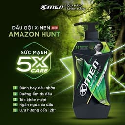 Thumbnail Tắm gội 2in1/Dầu gội/Sữa tắm Xmen Amazon Hunt/Vegas Delight 630g/850g - Công nghệ mùi hương mới giúp tinh thần phấn chấn 2