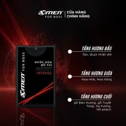 Thumbnail Nước hoa bỏ túi Xmen for boss 18ml Intense/Motion - Hương nước hoa châu Âu 4