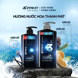 Thumbnail Tắm-gội-dưỡng 3in1 X-Men for Boss hương gió biển thanh mát Legend 830g 3