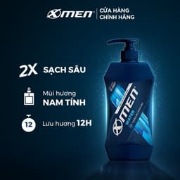 Thumbnail Dầu gội nước hoa Xmen 650g - 4 mùi hương nam tính, 2x sạch sâu và lưu hương 12h 2