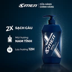 Thumbnail Dầu gội nước hoa Xmen 900g Wood & Metal - 2 mùi hương nam tính, 2x sạch sâu và lưu hương 12h 2