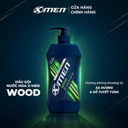 Thumbnail Dầu gội nước hoa Xmen 900g Wood & Metal - 2 mùi hương nam tính, 2x sạch sâu và lưu hương 12h 3