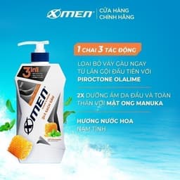 Thumbnail Tắm Gội Dưỡng Xmen Clean & Fresh 3in1 Sạch Gàu / 2in1 Sạch Sâu 610g 2