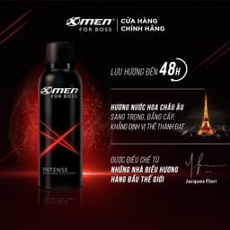 Thumbnail Xịt khử mùi X-Men For Boss 150ml Intense/Luxury/Legend/Motion - Hương nước hoa châu Âu 2