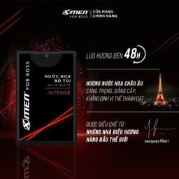 Thumbnail Nước hoa bỏ túi Xmen for boss 18ml Intense/Motion - Hương nước hoa châu Âu 3