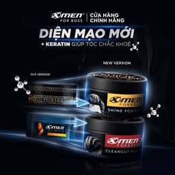 Thumbnail Sáp vuốt tóc nam Wax/Pomade Xmen for Boss 70g - Giữ nếp 8H với Keratin giúp tóc chắc khỏe 1