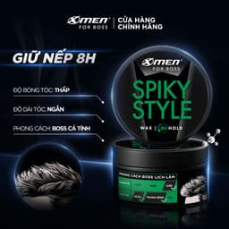 Thumbnail Sáp vuốt tóc nam Wax/Pomade Xmen for Boss 70g - Giữ nếp 8H với Keratin giúp tóc chắc khỏe 3