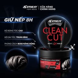 Thumbnail Sáp vuốt tóc nam Wax/Pomade Xmen for Boss 70g - Giữ nếp 8H với Keratin giúp tóc chắc khỏe 4