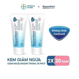 Thumbnail Combo 2 Kem dưỡng bôi hỗ trợ giảm ngứa, mẩn đỏ do da khô, viêm da cơ địa chàm/eczema BEPANTHEN Itch Relief Cream 20g 1