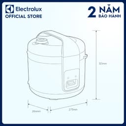 Thumbnail Nồi cơm điện Electrolux 1.8L E4RC1-320P, Thiết kế đa năng, dung tích lớn 3
